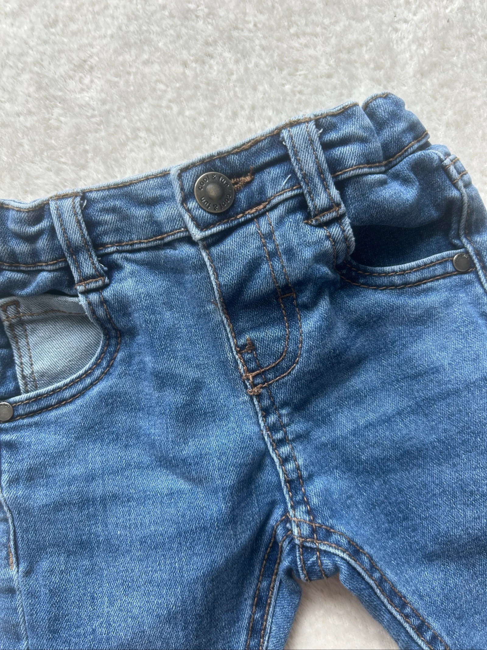 Calça jeans para bebê • Tamanho 6 meses – photo 2